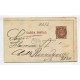 ARGENTINA ENTERO POSTAL GJ CAP-09 CARTA CIRCULADA CON MARCA BUZON 17 U$ 20